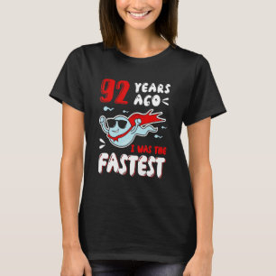 T-shirt Il Y A 92 Ans, J'Étais Les Ballons Vieux Les Plus