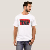 T-shirt Il y a aucun "je" dans l'équipe (Devant entier)