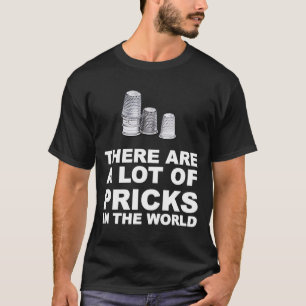 T-shirt IL Y A BEAUCOUP DE PRICKS Maman Sew Humour