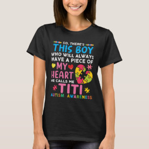 T-shirt Il y a ce garçon qu'il m'appelle Titi Sensibilisat