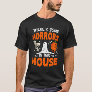 T-shirt Il Y A Des Horreurs Dans Cette Maison Citrouille F