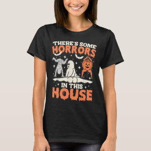 T-shirt Il y a des horreurs dans cette maison Citrouille G