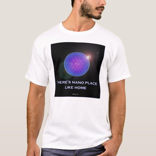 T-shirt Il y a endroit nano comme la maison (2) (Devant)
