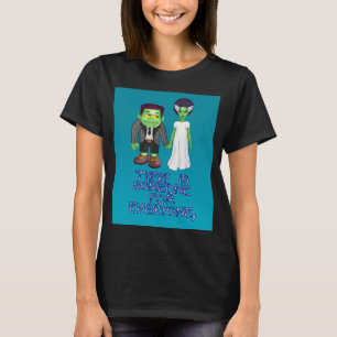 T-shirt Il y a quelqu'un pour tout Arrière - plan bleu(v2)