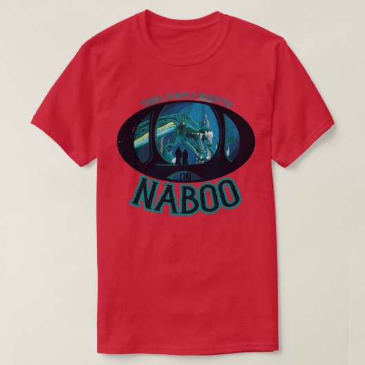 T-shirt Il y a toujours un poisson plus gros (Design devant)