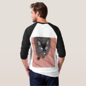 T-shirt il y a un chat sur mon dos (Dos entier)
