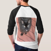 T-shirt il y a un chat sur mon dos (Dos)