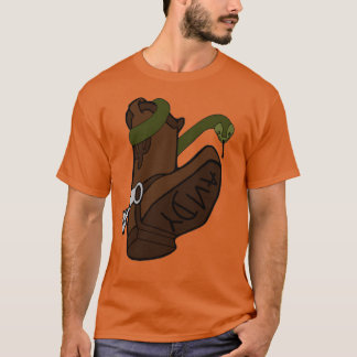 T-shirt Il y a un serpent dans mon démarrage 1