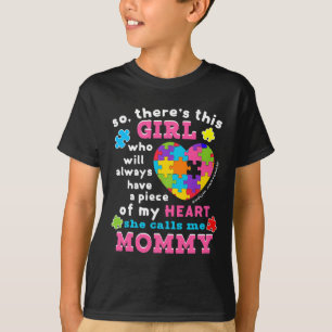 T-shirt Il Y A Une Fille Qu'Elle M'Appelle Sensibilisation