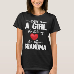 T-shirt Il Y A Une Fille Qui M'A Volé Le Coeur Elle M'Appe