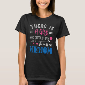 T-shirt Il y a une fille qui m'a volé le cœur elle m'appel