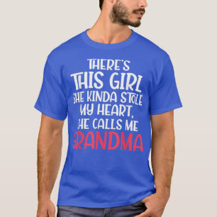 T-shirt Il y a une fille qui m'a volé le coeur qu'elle m'a