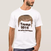 T-shirt Il Y Aura Hell Toupee (Devant)