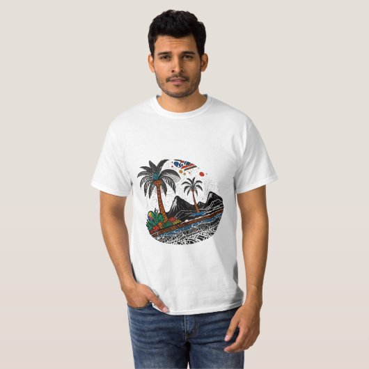 T-SHIRT ÎLE (Devant entier)
