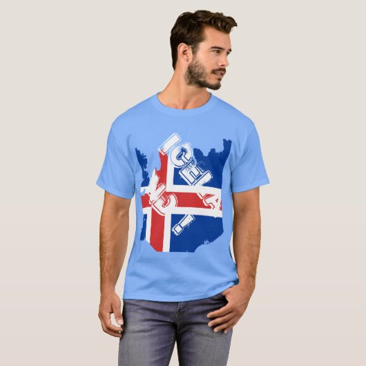 T-shirt île (Devant entier)
