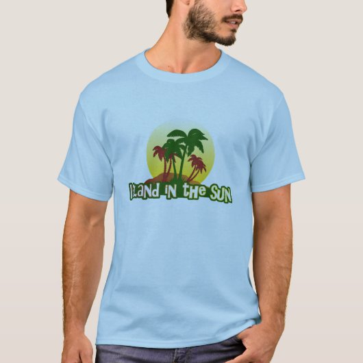 T-shirt Île au soleil (Devant)