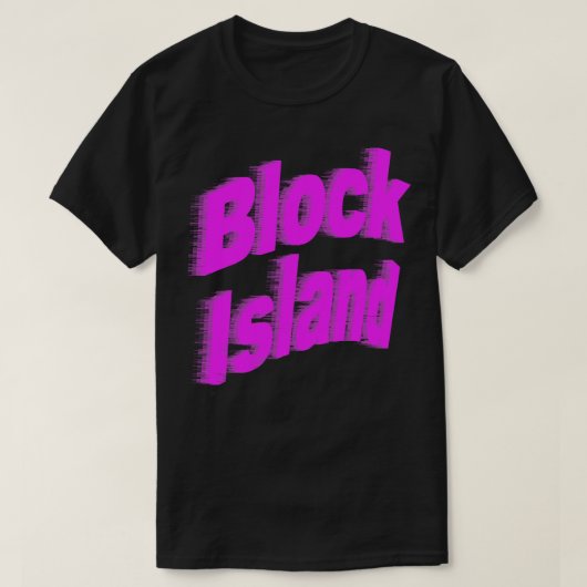 T-shirt Île Block Rhode Island 1 (Design devant)