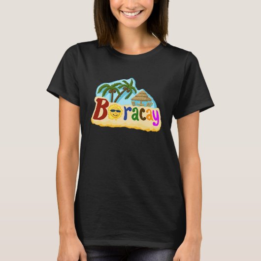 T-shirt Île Boracay Philippines (Devant)