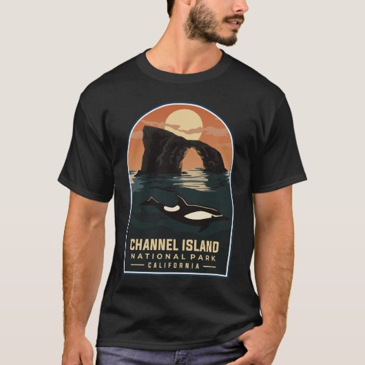 T-shirt Île Channel (Devant)