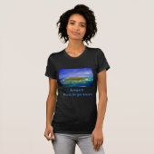T-shirt Île d'Anegada/drapeau B.V.I (Devant entier)