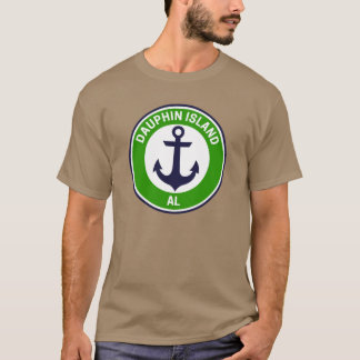 T-shirt Île Dauphin vintage Alabama