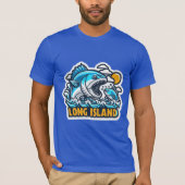 T-SHIRT ÎLE DE BLUEFISH-LONG 2 (Devant)