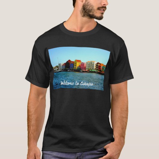 T-shirt Ile de Curaçao Design par Admiro (Devant)