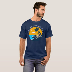 T-shirt Île de détente amusante