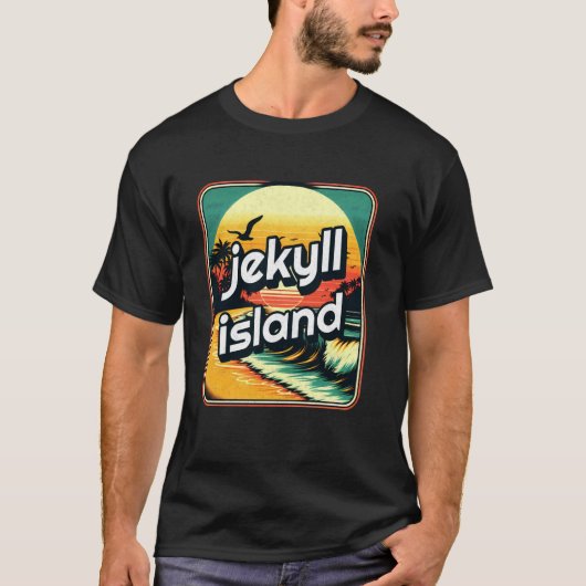 T-shirt Île de Jekyll (Devant)