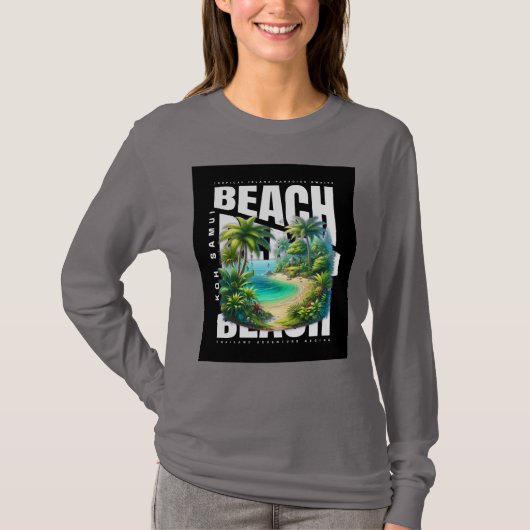 T-shirt Île de Koh Samui Thaïlande (Devant)