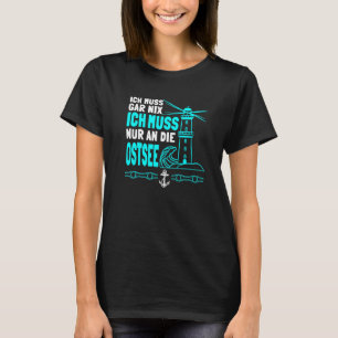 T-shirt Île de la mer d'Allemagne du Nord Baltique Vacance