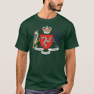 T-shirt île de l'emblème de l'homme