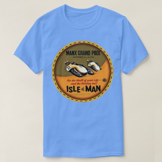 T-shirt Île de Man vintage TT (Design devant)