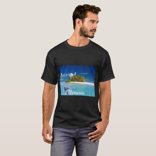 T-shirt Île de Polynesia (Devant entier)