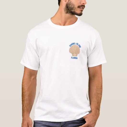 T-Shirt Île de Sanibel Floride (Devant)