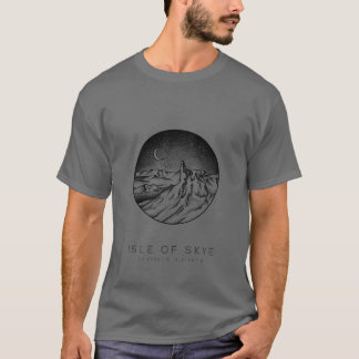 T-shirt Île de Skye Écosse Dotwork Art