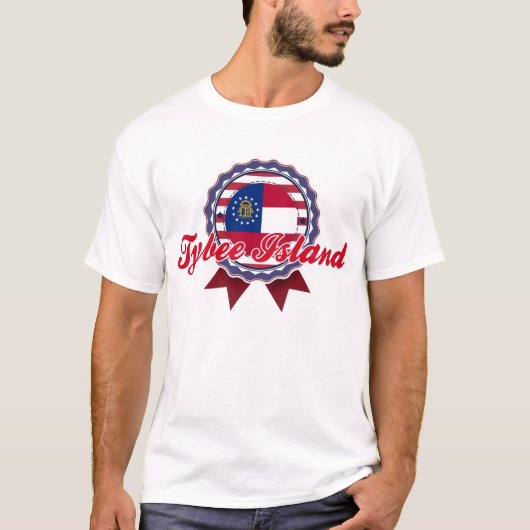 T-shirt Île de Tybee, GA (Devant)