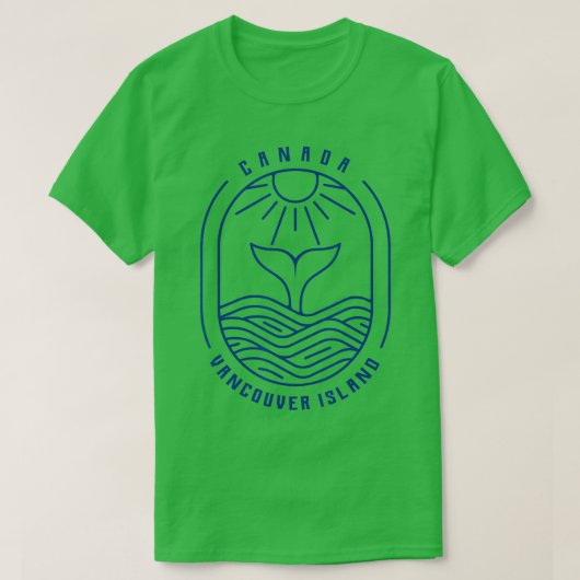 T-shirt Île de Vancouver Canada Points d'observation des b (Design devant)