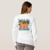T-shirt Île des souvenirs des Bermudes (Dos entier)