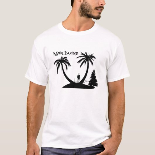 T-shirt Île d'homme (Devant)