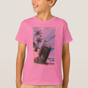 T-shirt "Île du Fett Moai "