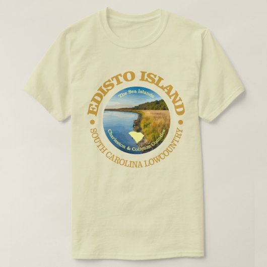 T-shirt Île Edisto (C) (Design devant)