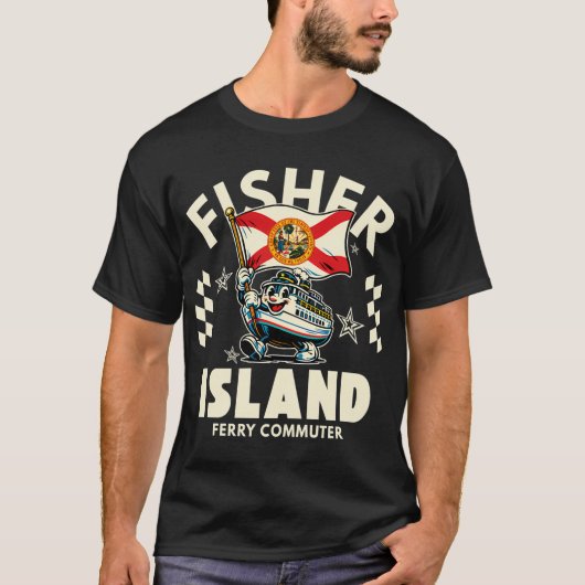 T-shirt Île Fisher (Devant)