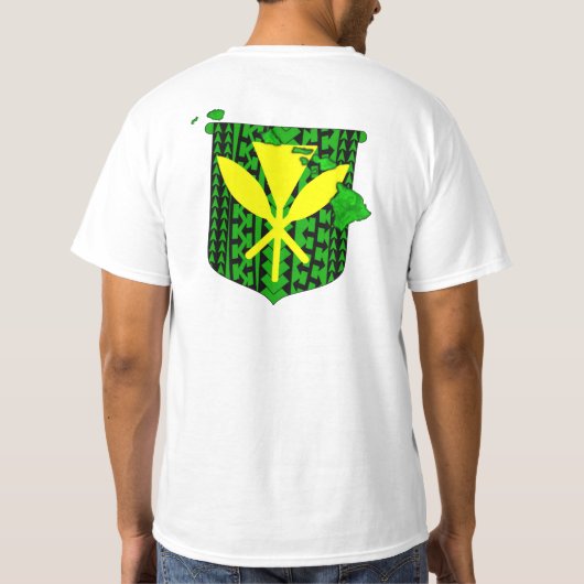 T-shirt Île Kanaka tribal Maoli (Dos)