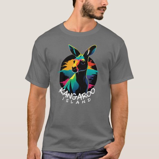 T-shirt Île Kangourou (Devant)
