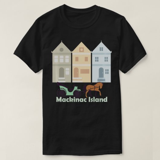 T-shirt Île Mackinac (Design devant)