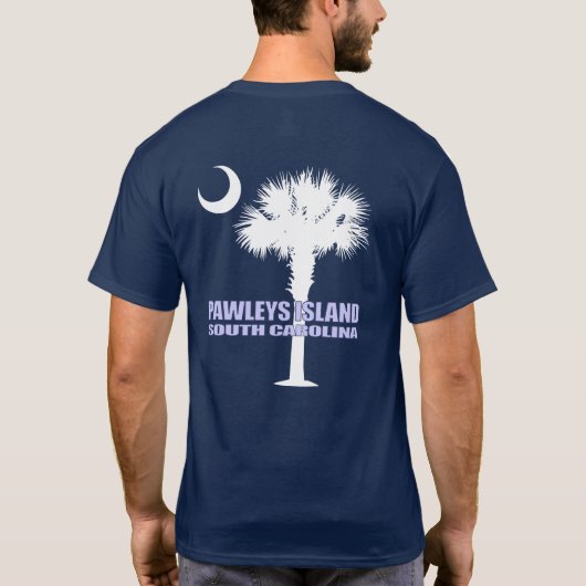 T-shirt Île Pawleys (P&C) (Dos)