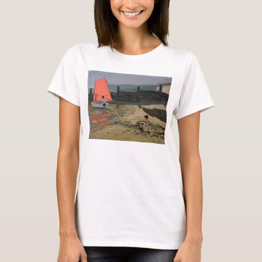 T-shirt Île rouge de voile de Wight (Devant)