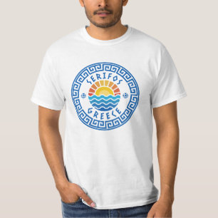 T-shirt Île Serifos, Grèce - Soleil Et Mer