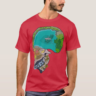 T-shirt Île Skull